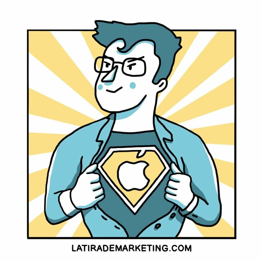 Superman cliente y heroe