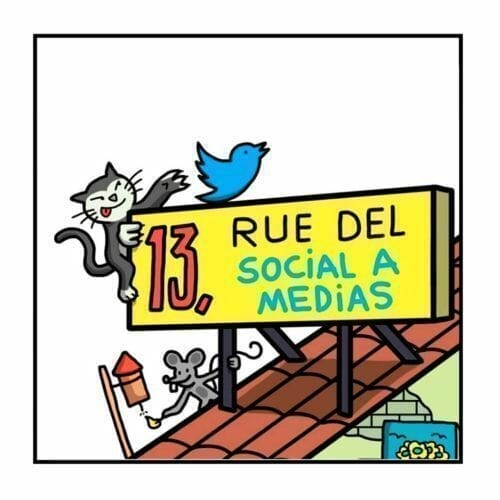 Portada cómic social media