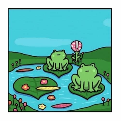 Segunda fábula de las tres ranas en marketing ilustrado