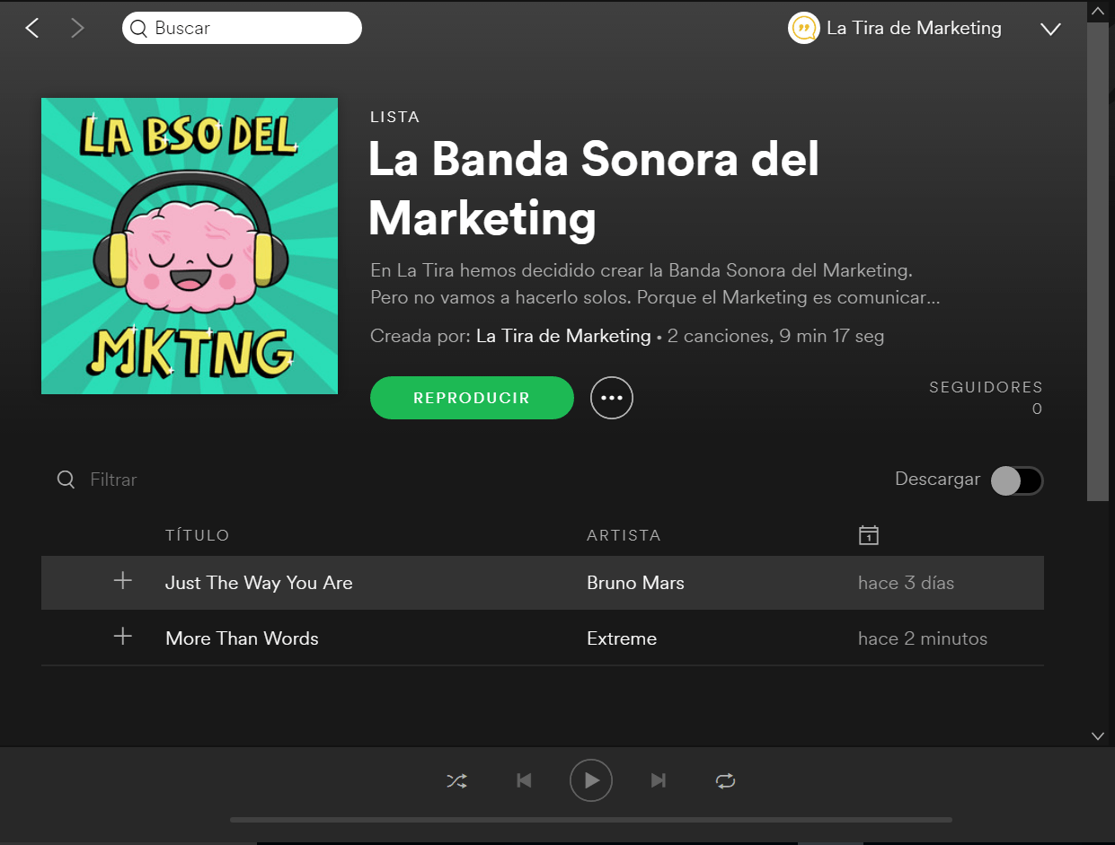 La banda sonora del marketing