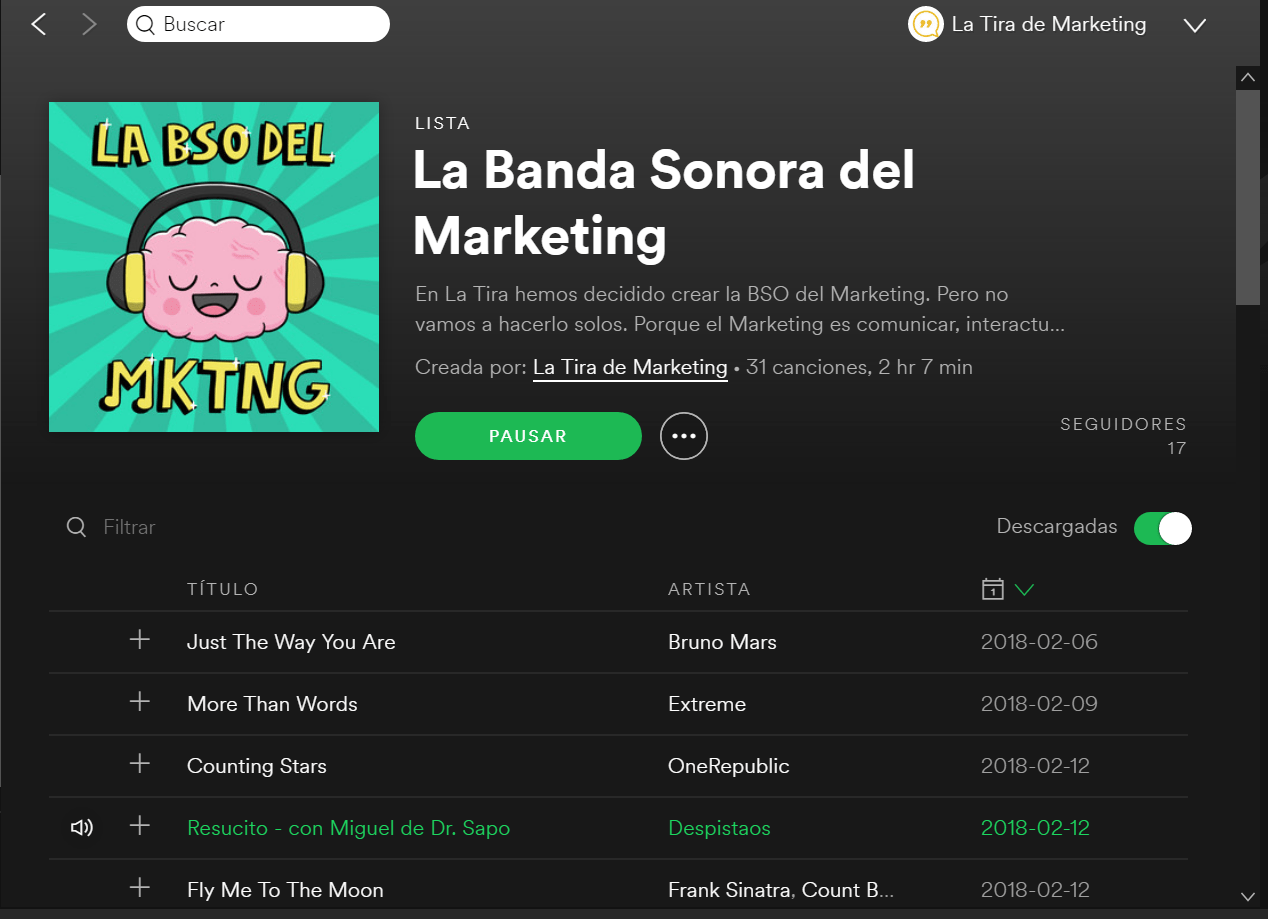 BSO Marketing- Canción Resucito