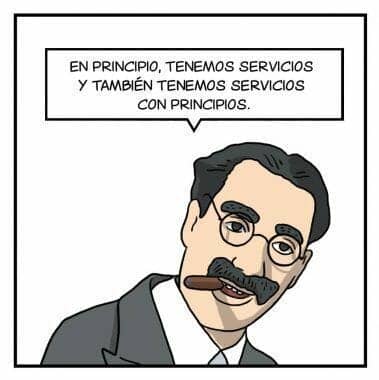 Servicios de La Tira de Marketing y Groucho