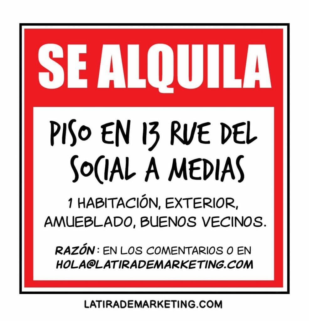 Estrategia de redes sociales- Piso en 13 Rue Social Media