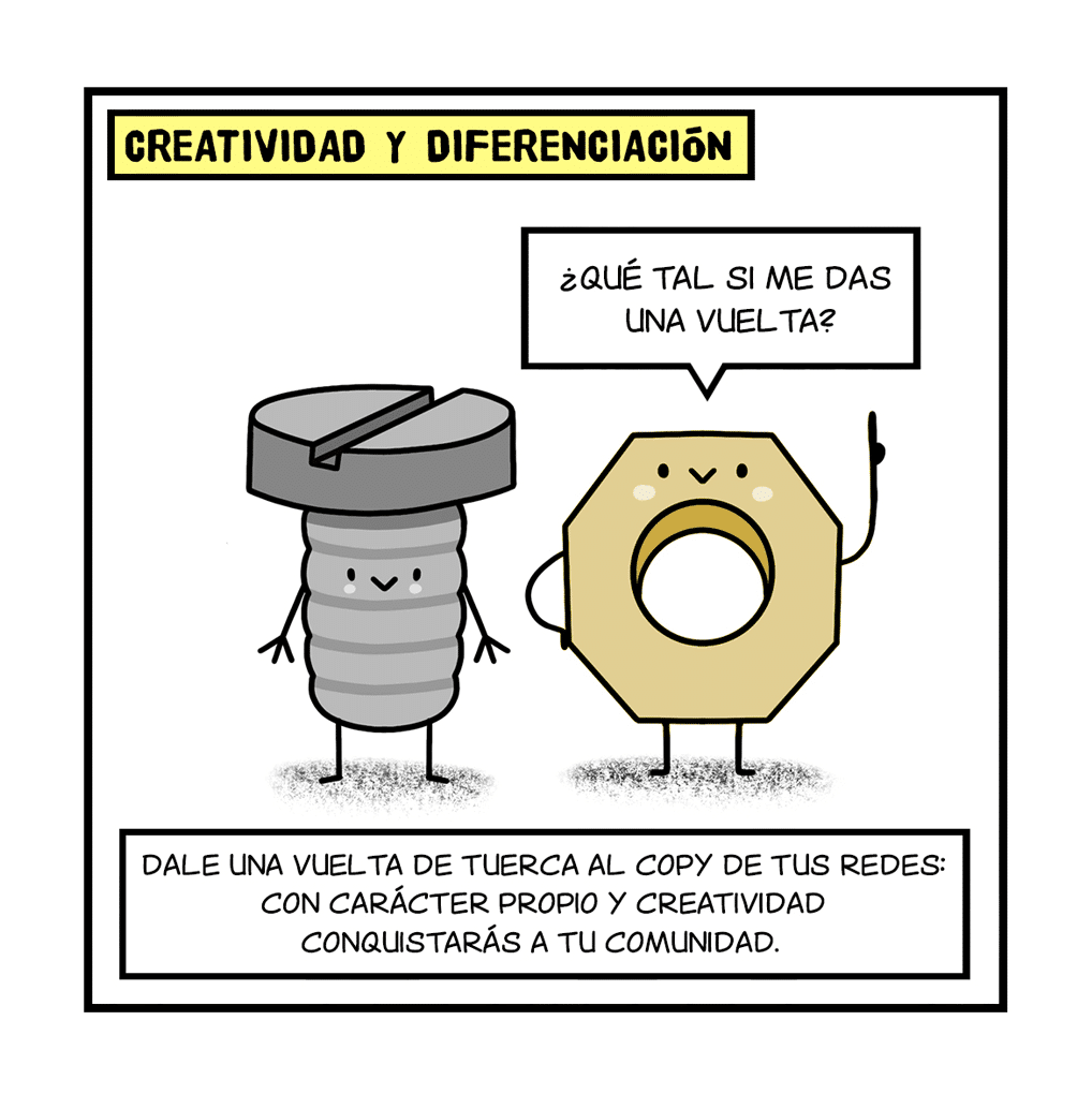 creatividad y diferenciación en copys para redes sociales